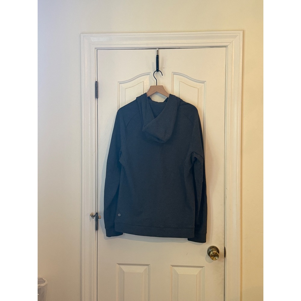 Lululemon | Ease The Day Hoodie Large Graphite Grey Textured Honeycomb Pullover - Picture 9 of 12